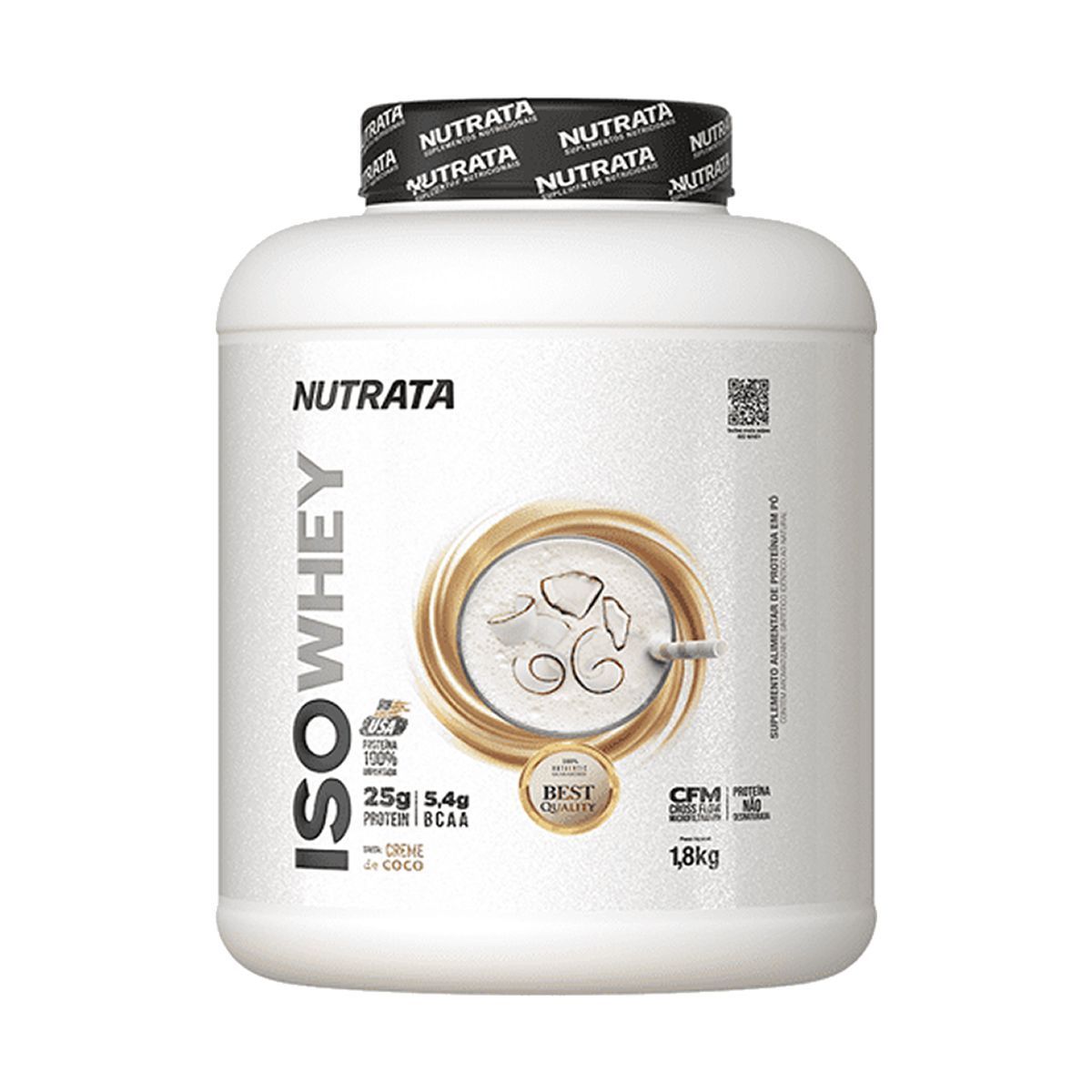 Iso Whey Pure - 1800g Creme de Coco - Nutrata