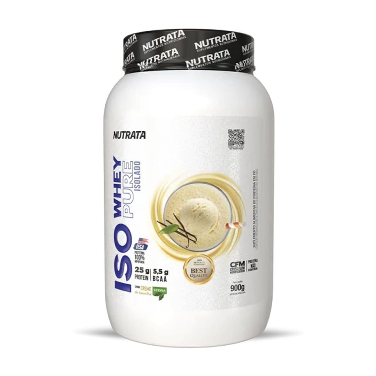 Iso Whey Pure - 900g Creme de Baunilha - Nutrata