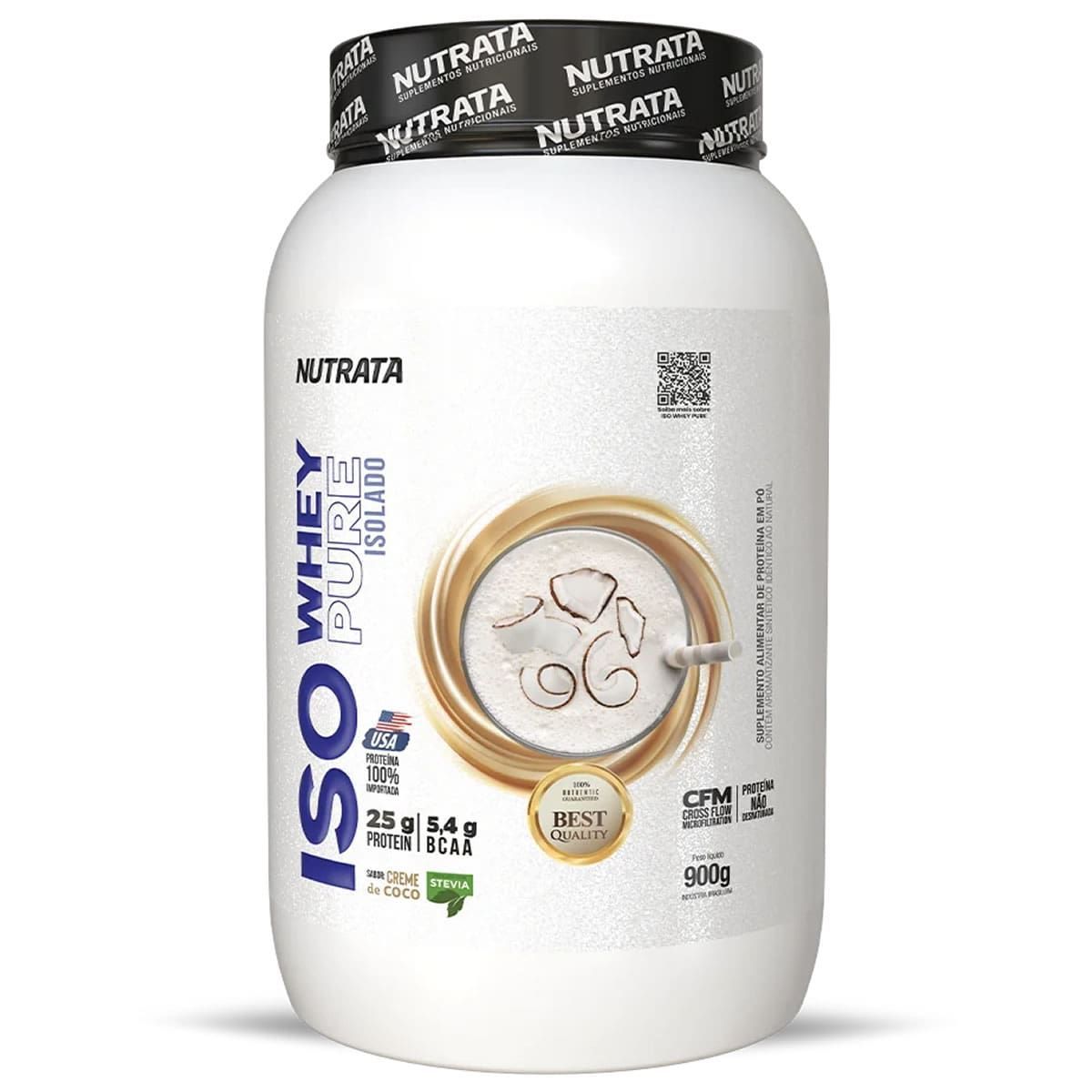 Iso Whey Pure - 900g Creme de Coco - Nutrata