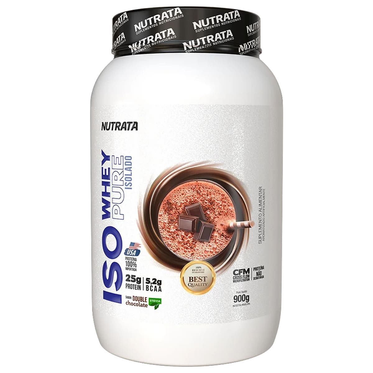 Iso Whey Pure - 900g Double Chocolate - Nutrata