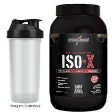 ISO-X Whey Protein Darkness 907g Sorvete de Creme + Coqueteleira - Integralm�dica