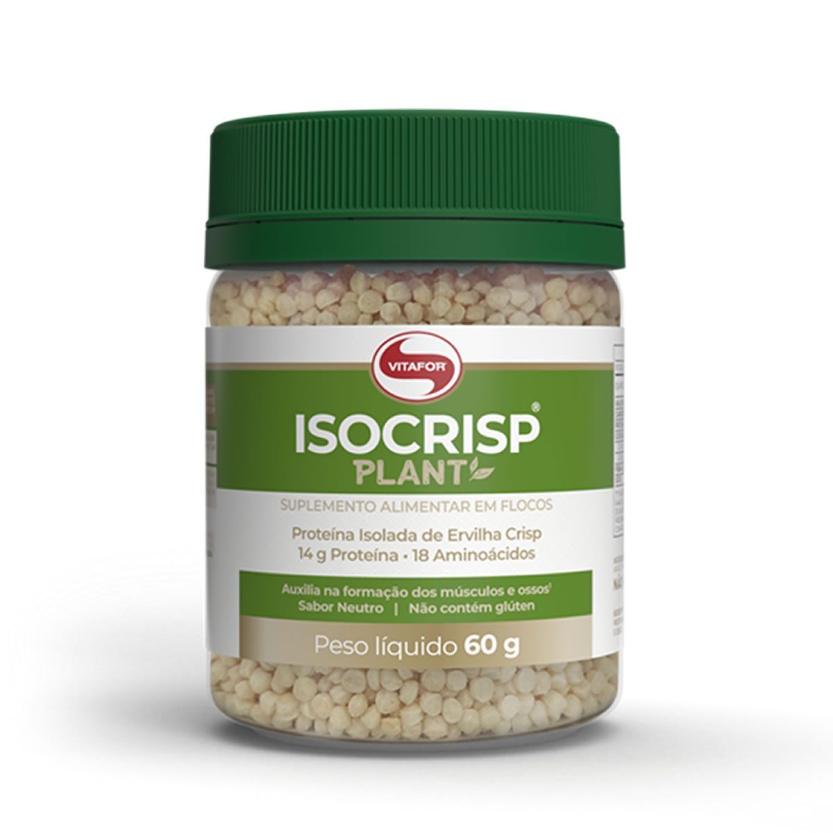 Isocrisp Plant - 60g Neutro - Vitafor*** Data Venc. 30/01/2026
