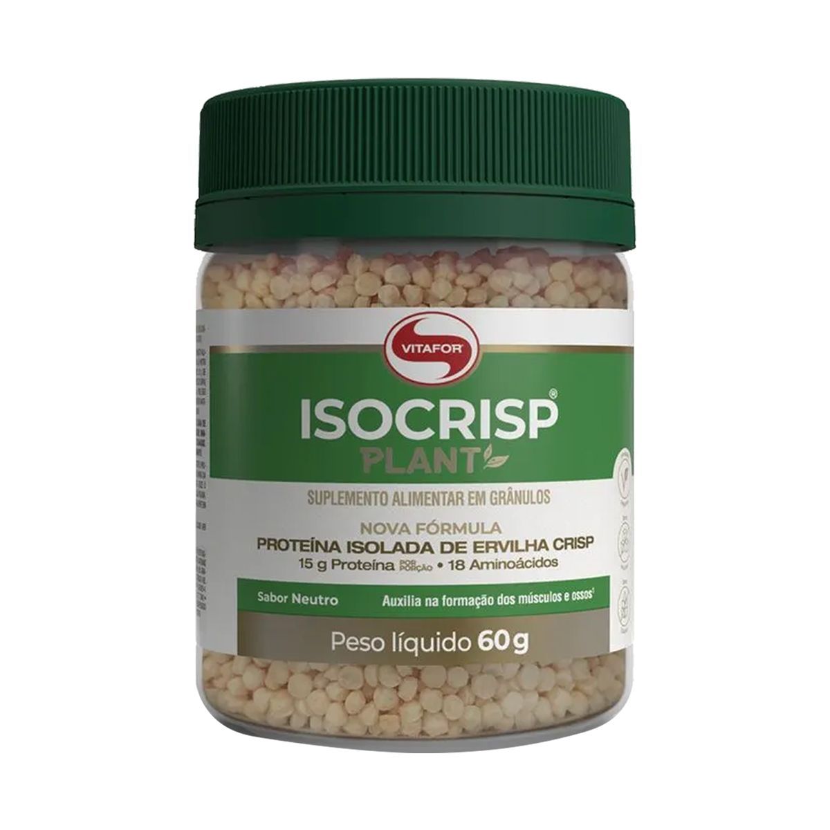 Isocrisp Plant - 60g Neutro - Vitafor