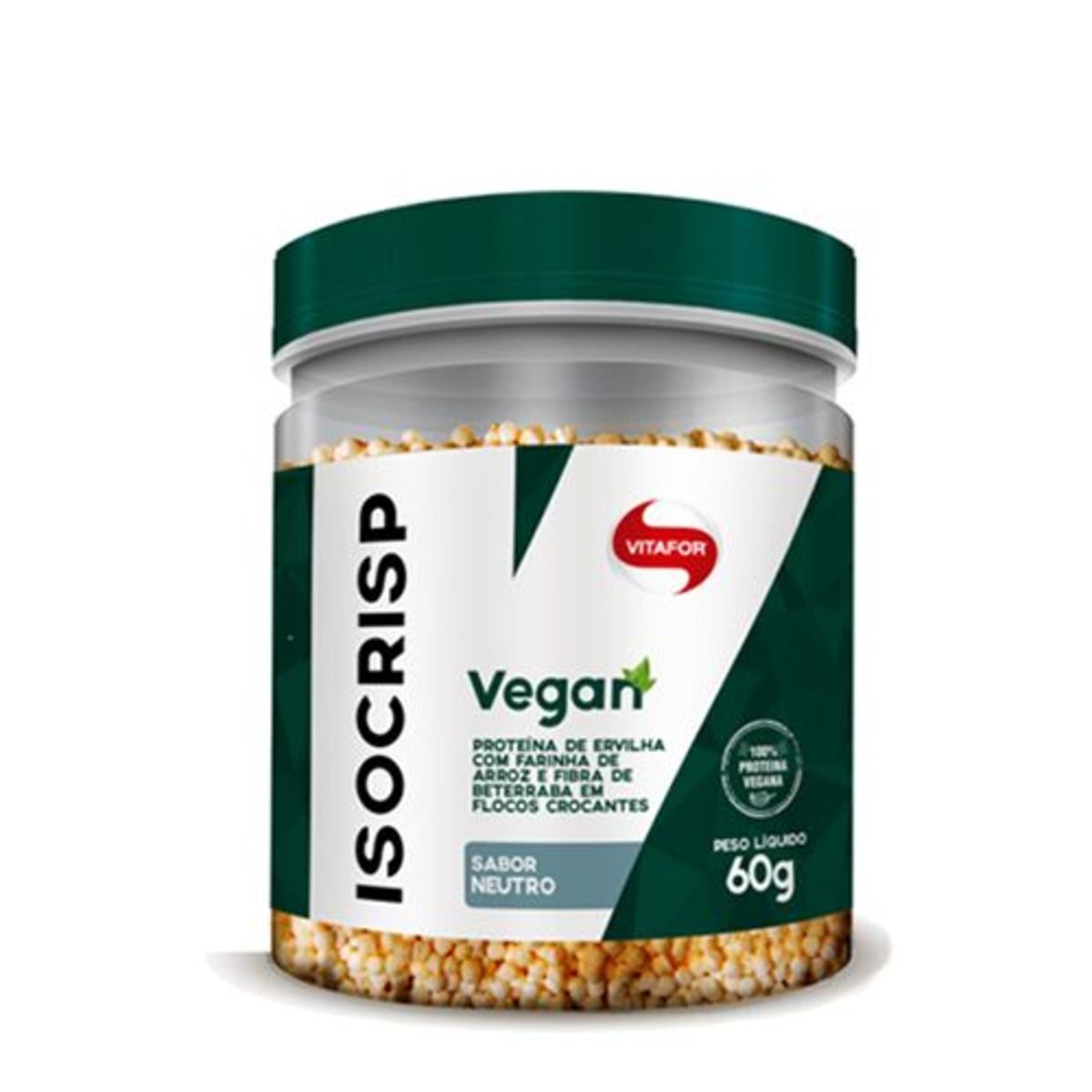 Isocrisp Vegan Neutro - 60g - Vitafor*** Data Venc. 31/01/2021