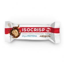 Isocrisp Whey Bar - 1 unidade 55g Amendoim - Vitafor*** Data Venc. 15/02/2021