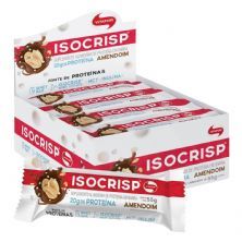 Isocrisp Whey Bar - 12 unidades 55g Amendoim - Vitafor*** Data Venc. 15/12/2020