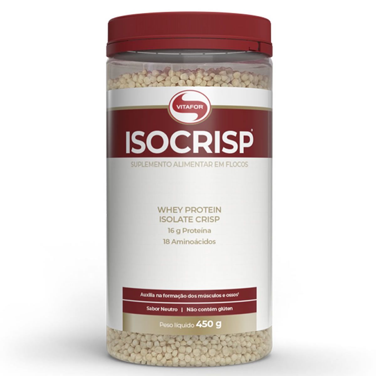 Isocrisp Whey Protein Crisp - 450g -  Vitafor