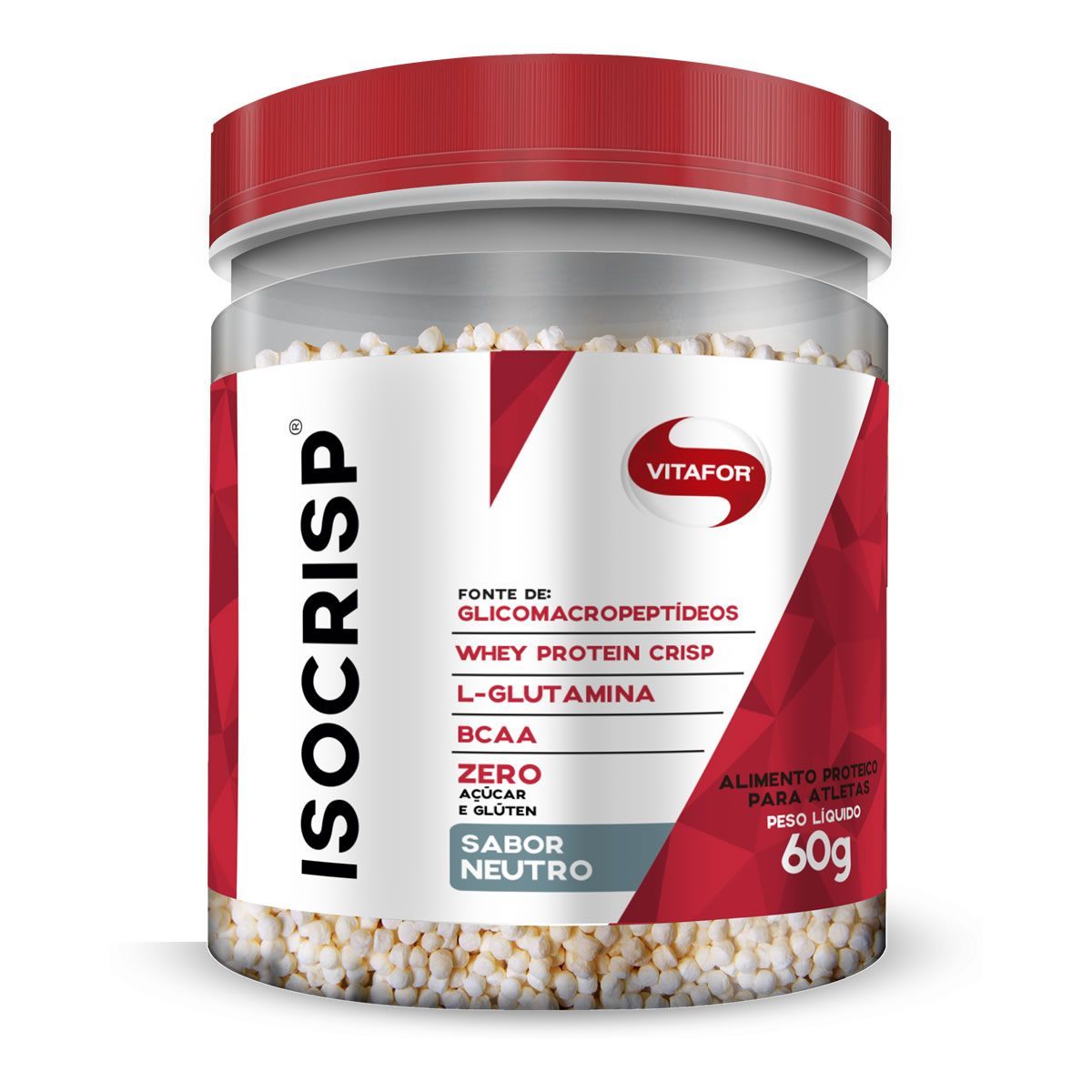 Isocrisp Whey Protein Crisp - 60g Neutro Amostra - Vitafor