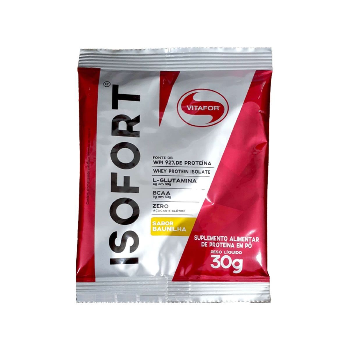 Isofort - 1 Sach� 30g Baunilha Amostra - Vitafor