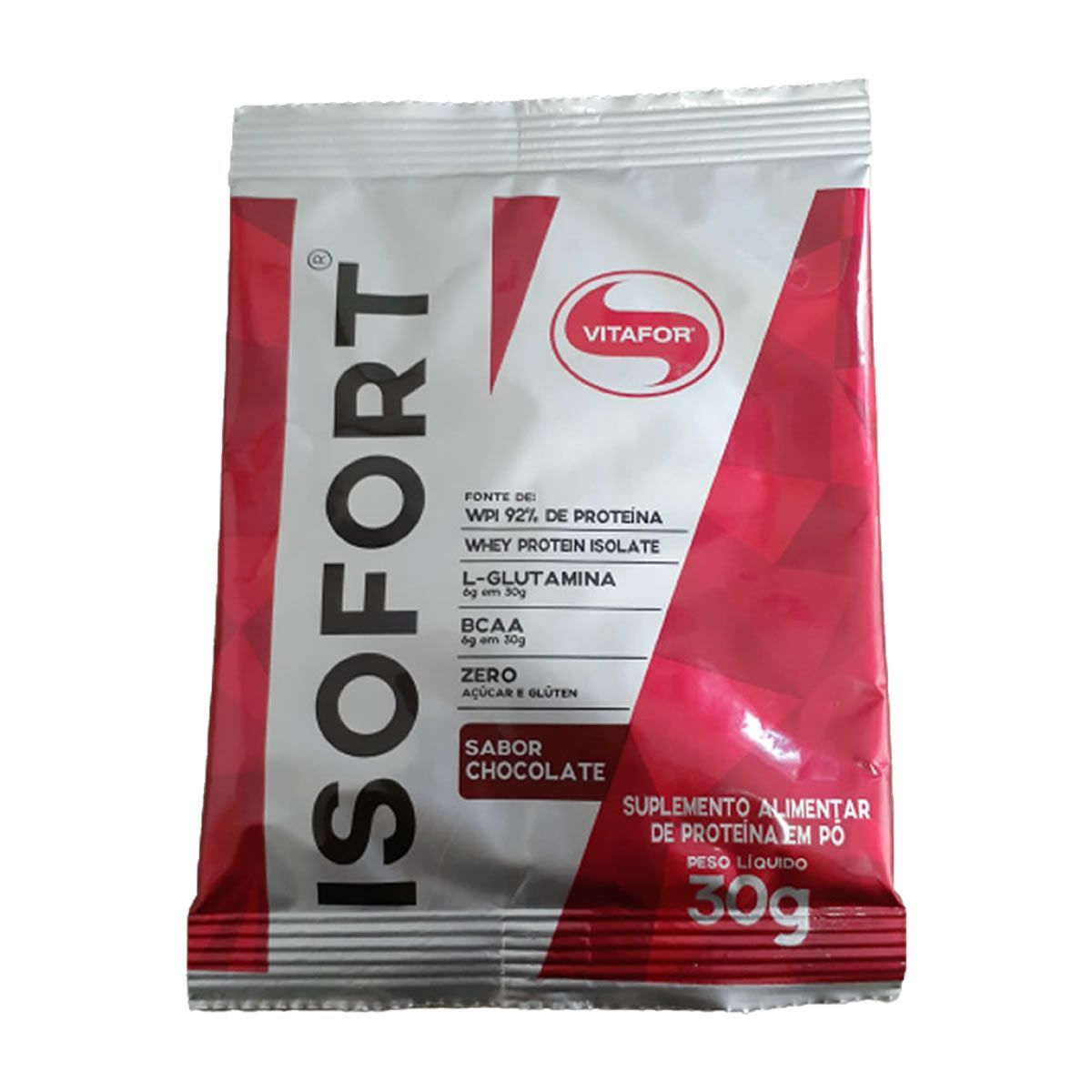Isofort - 1 Sach� 30g Chocolate Amostra - Vitafor