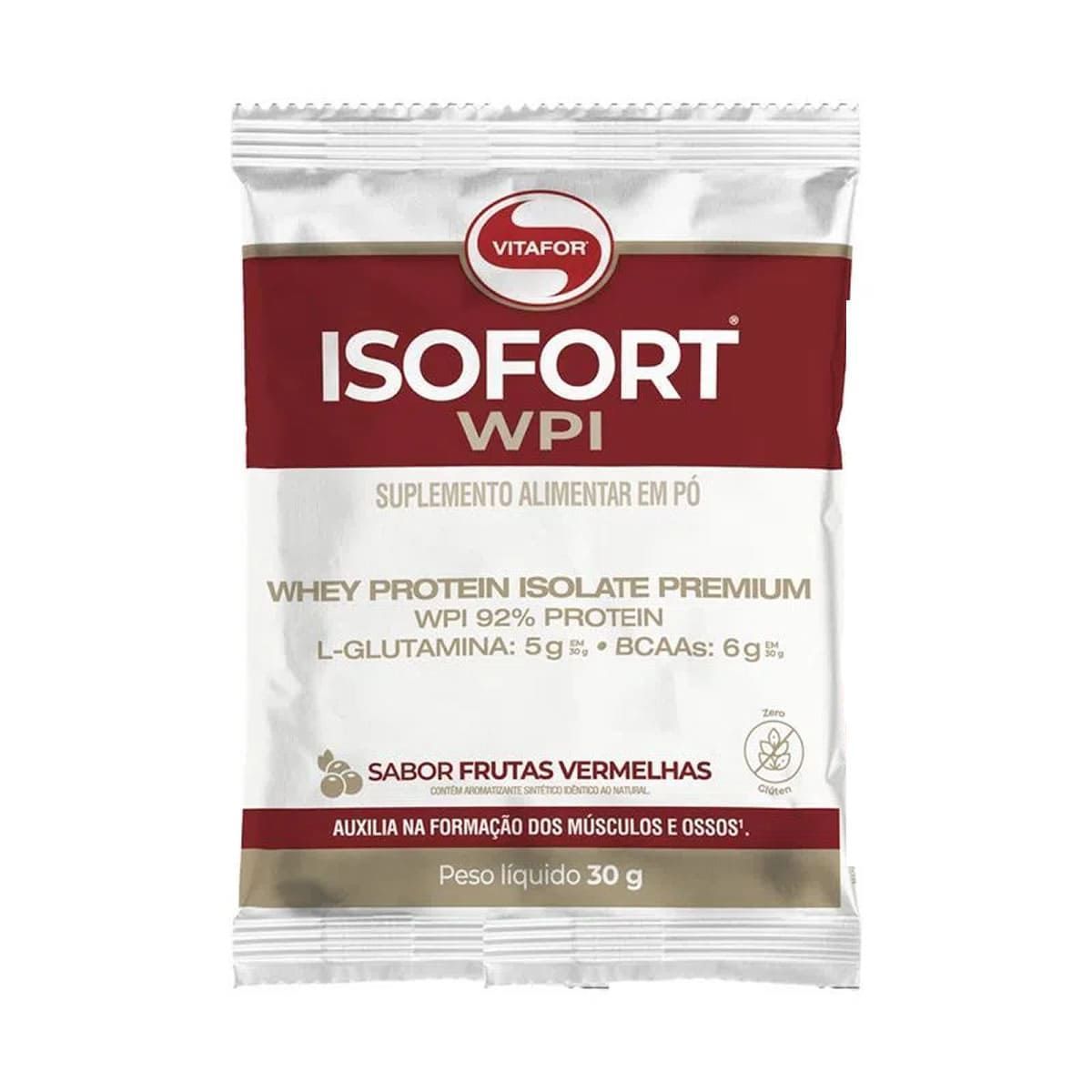 Isofort - 1 Sach� 30g Frutas Vermelhas - Vitafor