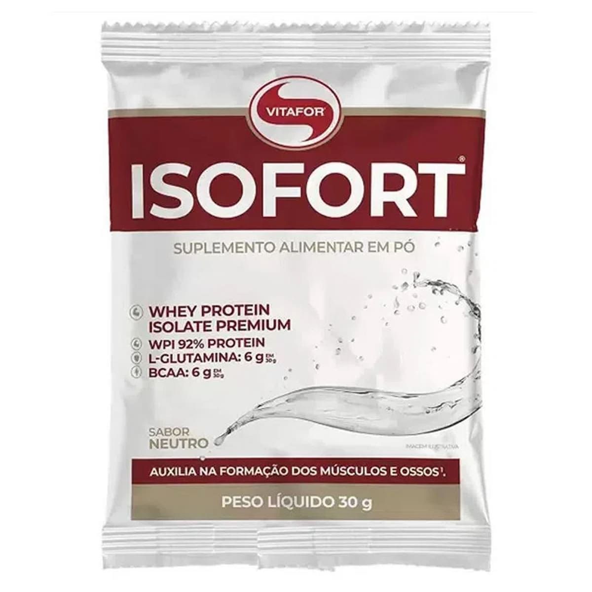 Isofort - 1 Sach� 30g Neutro - Vitafor*** Data Venc. 30/09/2024