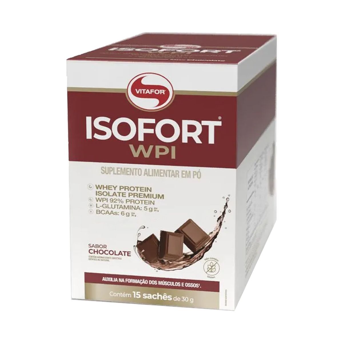 Isofort - 15 Sach�s de 30g Chocolate - Vitafor
