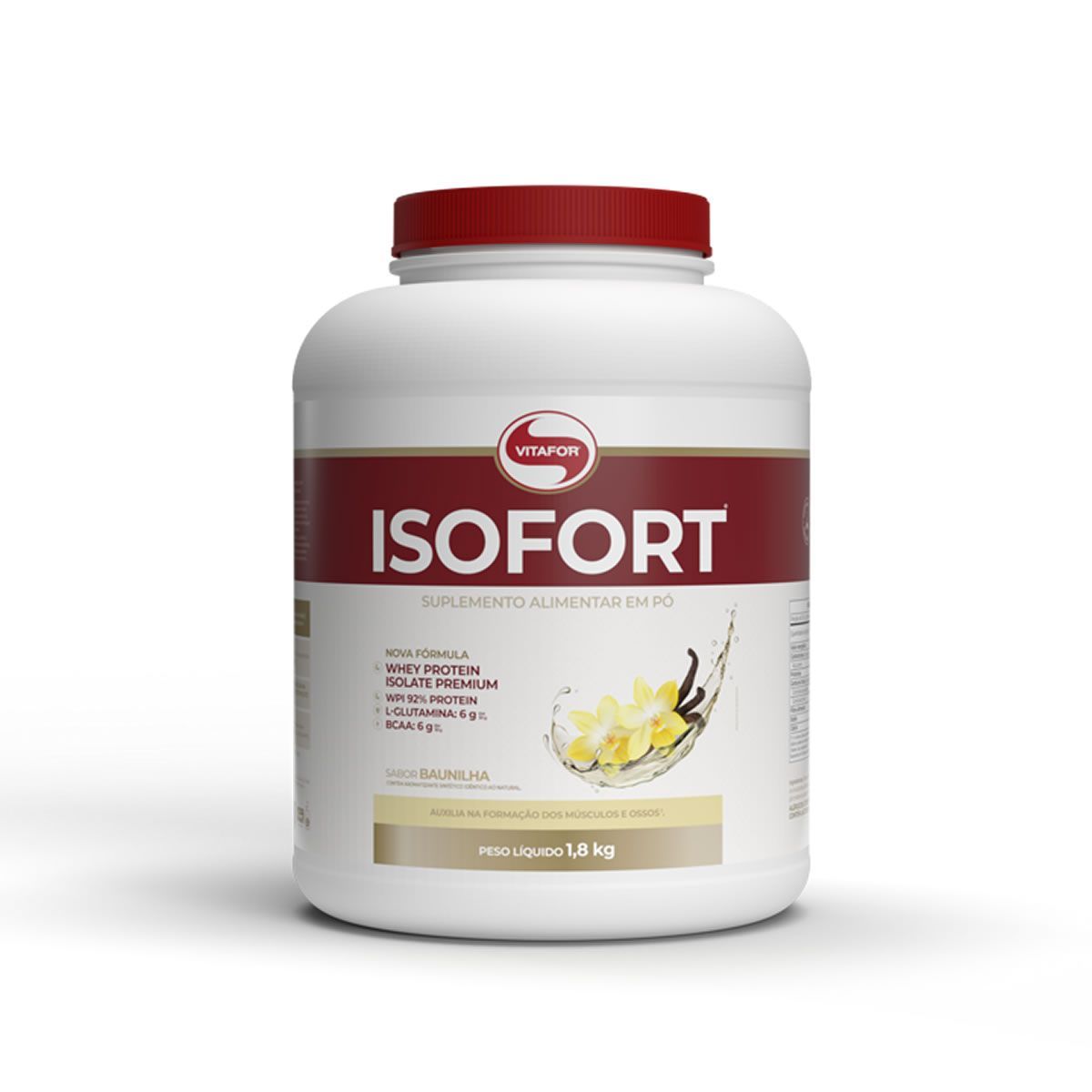 Isofort - 1800g Baunilha - Vitafor
