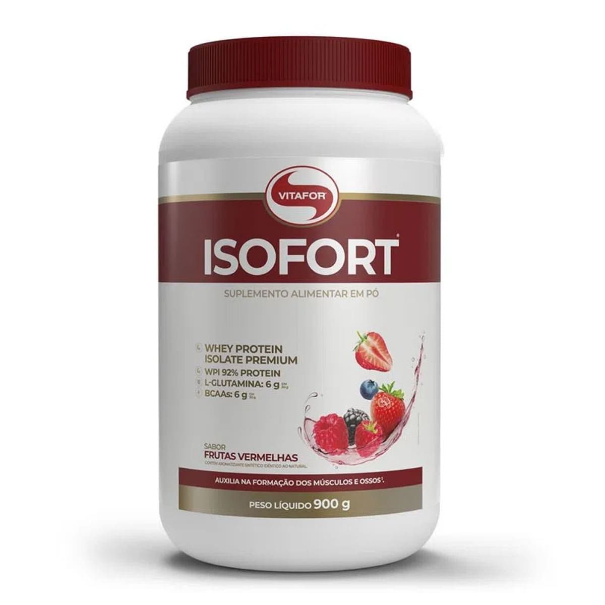 Isofort - 900g Frutas Vermelhas - Vitafor