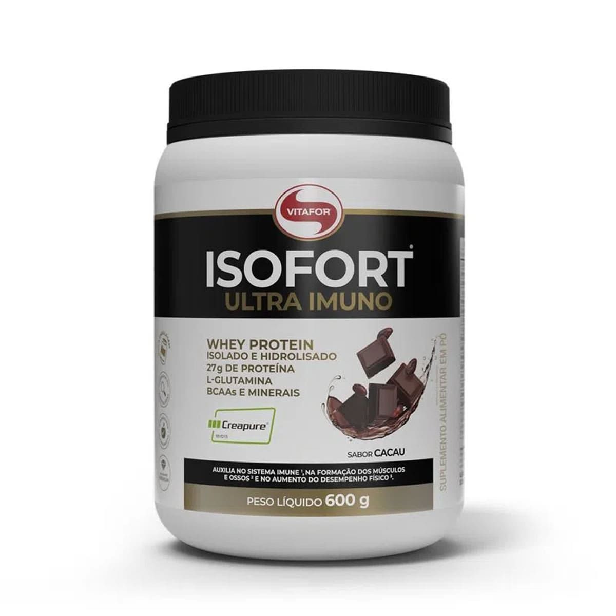 Isofort Ultra - 600g Cacau - Vitafor*** Data Venc. 30/06/2024