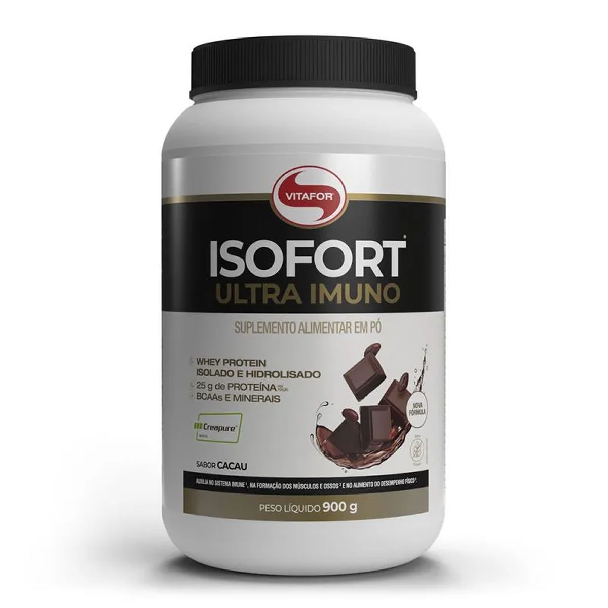 Isofort Ultra Imuno - 900g Cacau - Vitafor*** Data Venc. 30/11/2025
