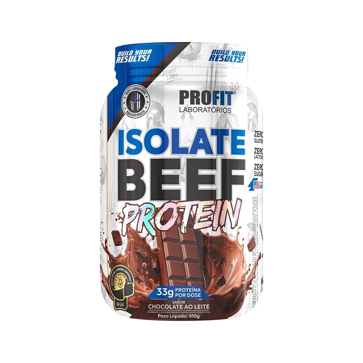 Isolate Beef Protein - 910g Chocolate ao Leite - ProFit