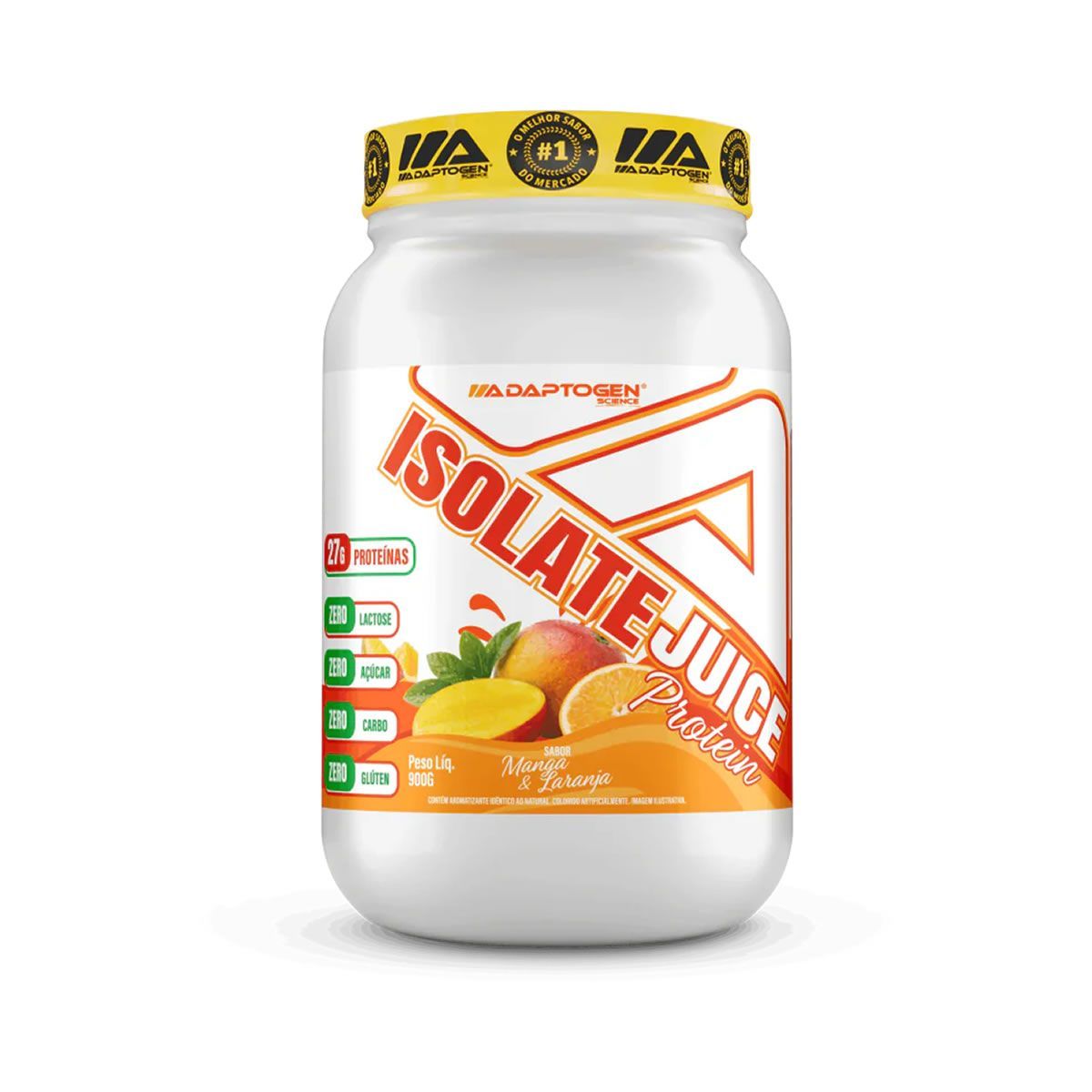 Isolate Juice Protein - 900g Manga & Laranja - Adaptogen