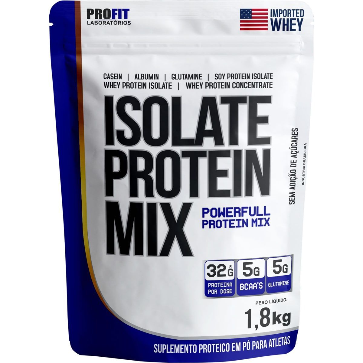 Isolate Protein Mix Refil Stand-Up - 1.800g Chocolate ao Leite - ProFit