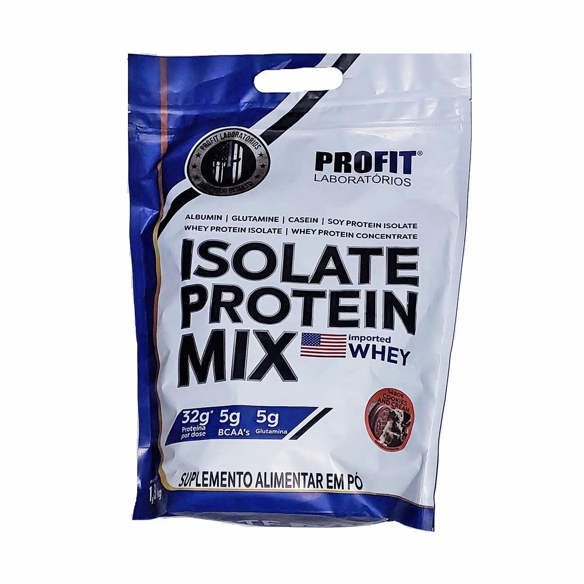 Isolate Protein Mix Refil Stand-Up - 1.800g Cookies e Cream - ProFit