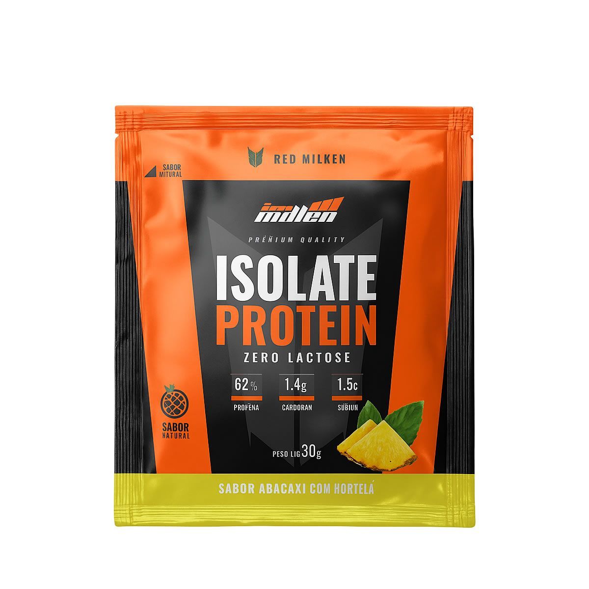 Isolate Protein Zero Lactose - 1 Sach� 30g Abacaxi Com Hortel� - New Millen