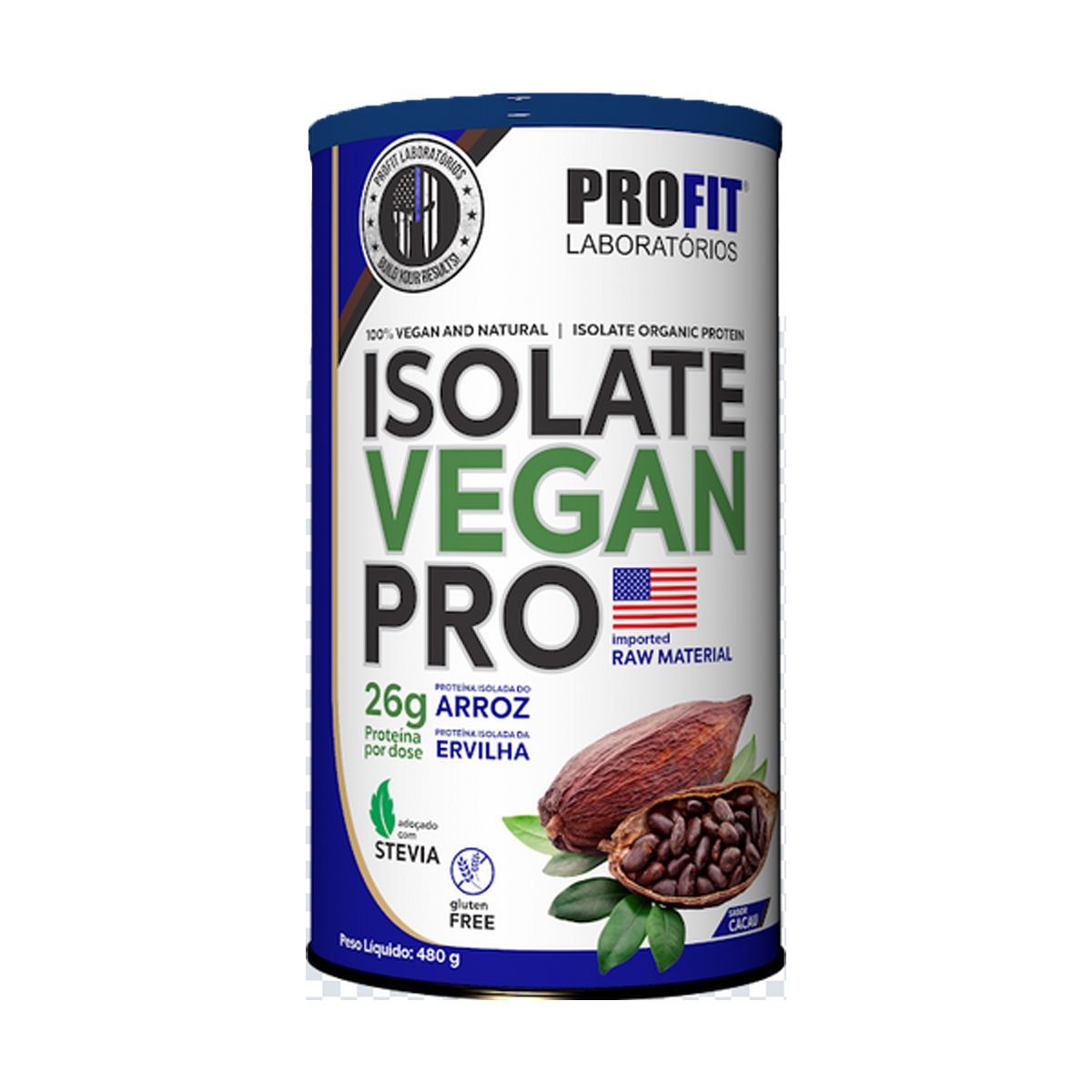 Isolate Vegan Pro - 480g Cacau - Profit