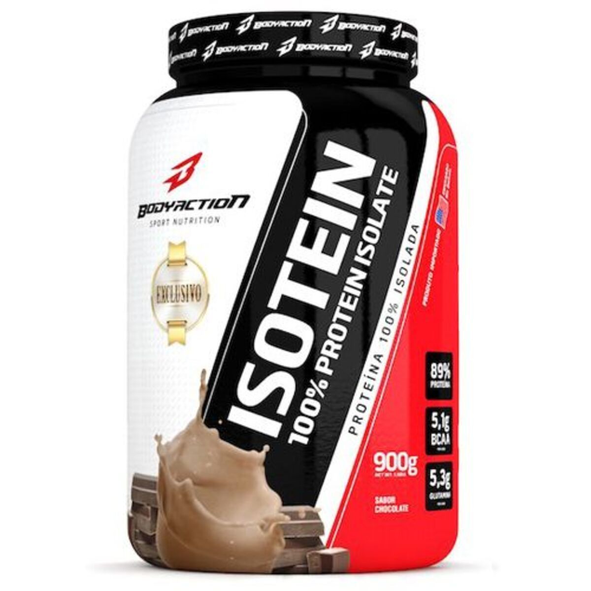 Isotein 100% Protein Isolate - 900g Chocolate - Body Action