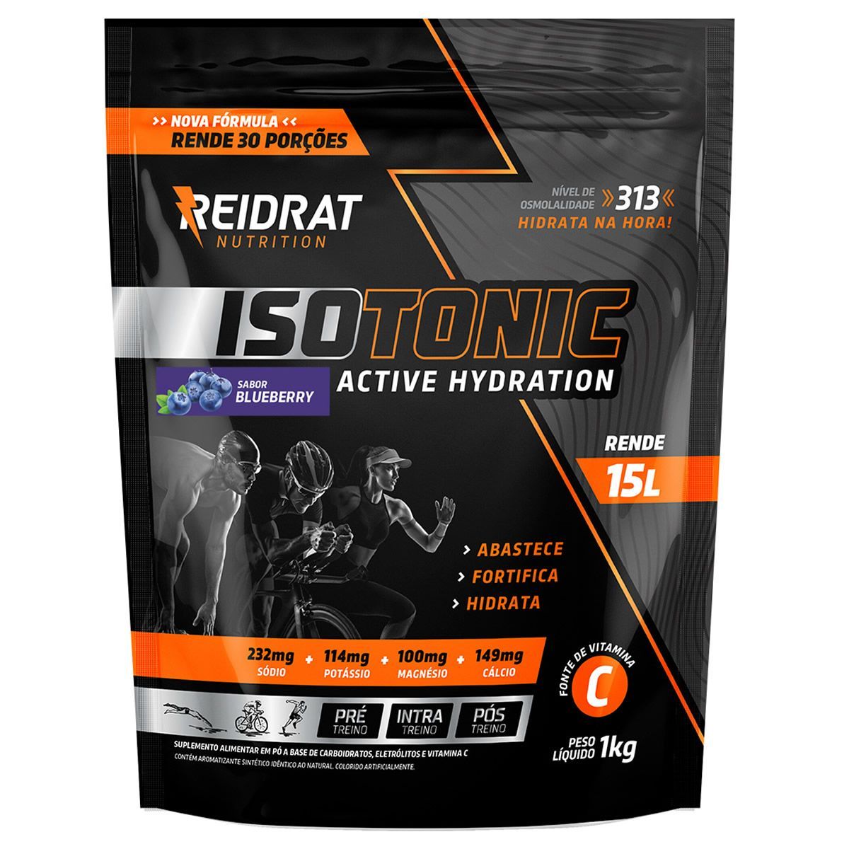 Isotonic Active Hydration - 1000g Blueberry - Reidrat