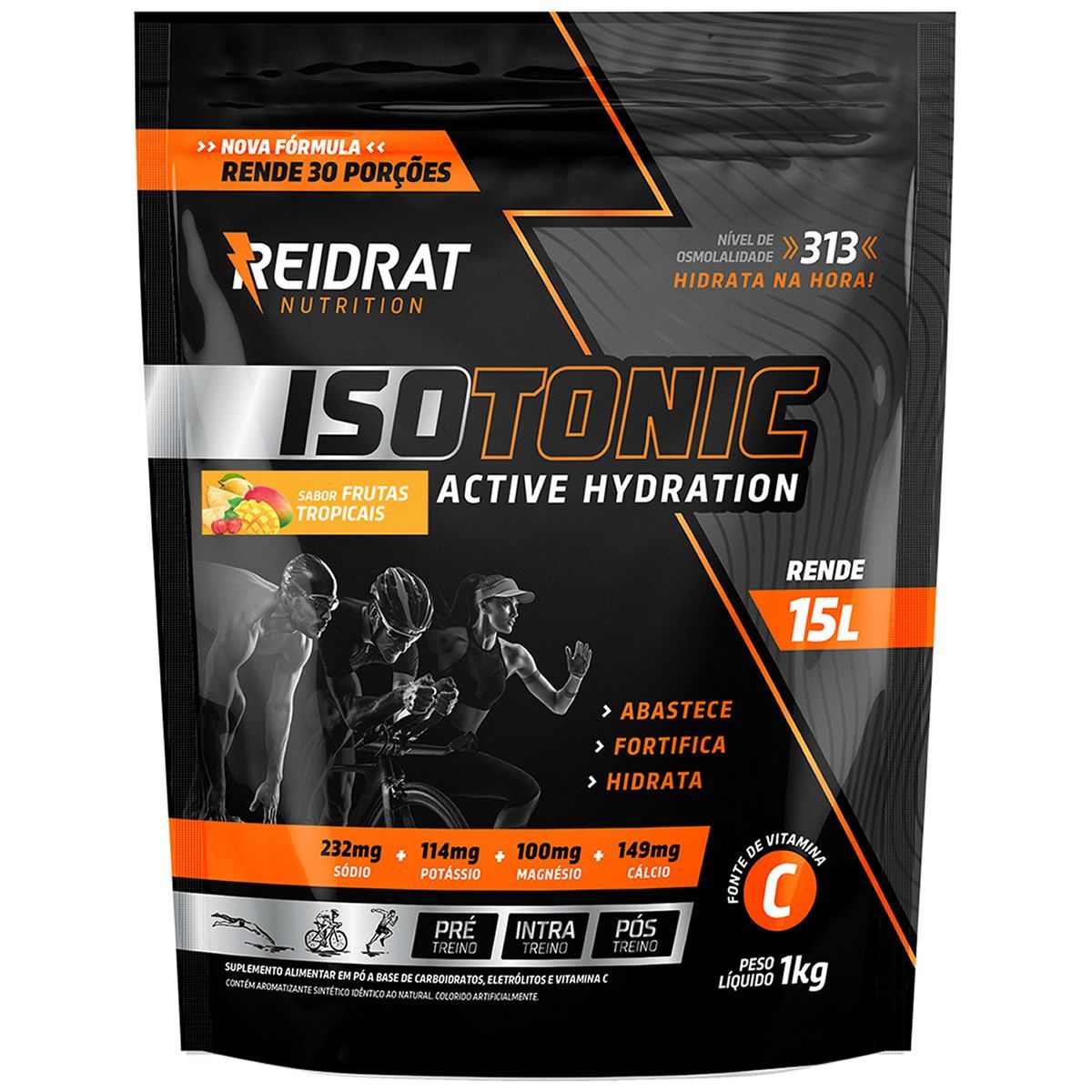 Isotonic Active Hydration - 1000g Frutas Tropicais - Reidrat