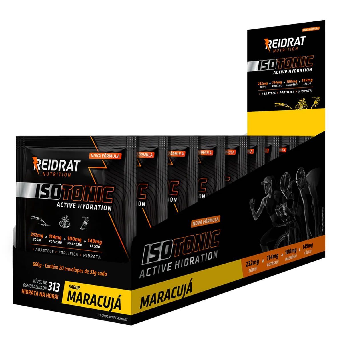 Isotonic Active Hydration - 20 Sach�s de 33g Maracuj� - Reidrat*** Data Venc. 30/01/2025