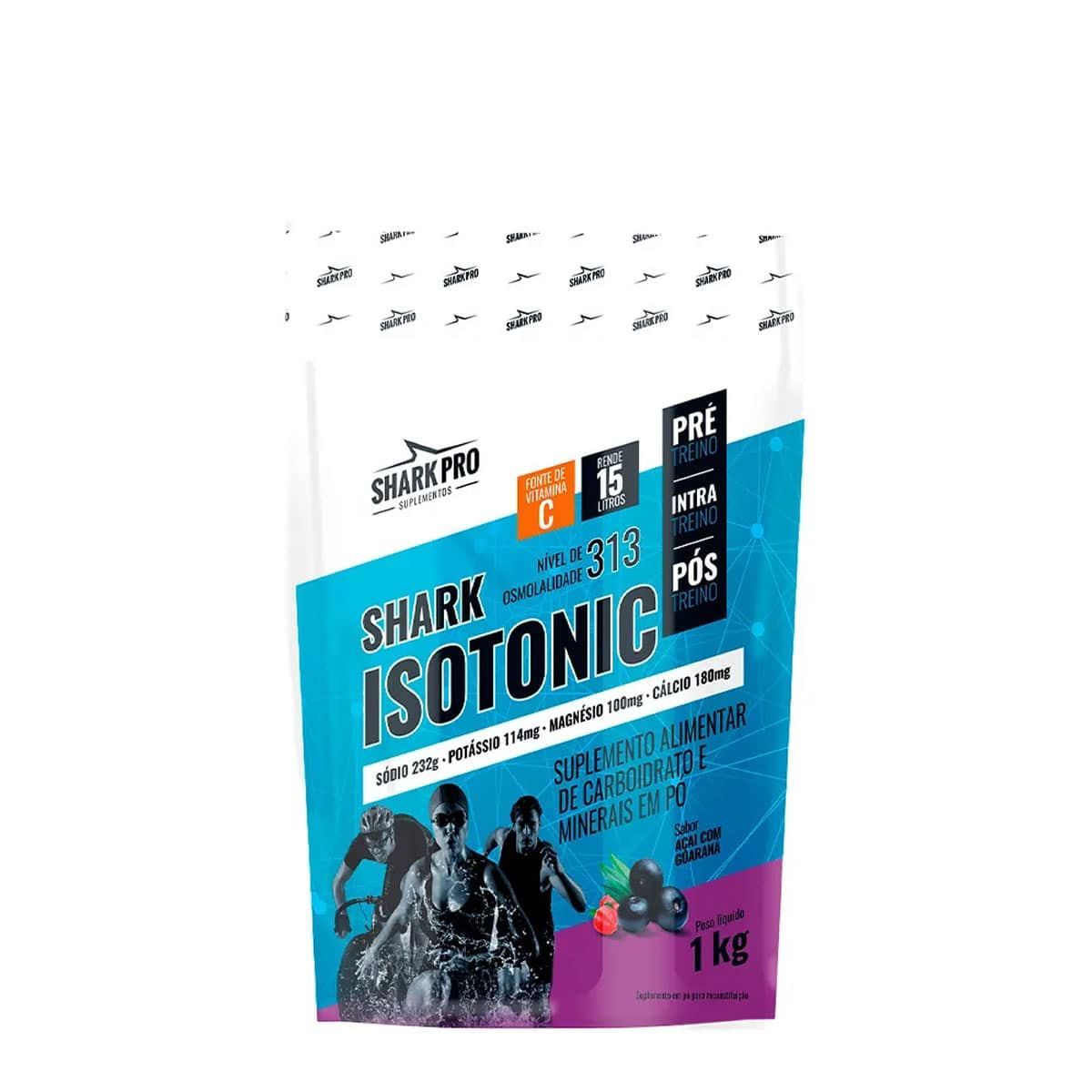 Isotonico - 1000g A�a� com Guaran� - Shark Pro