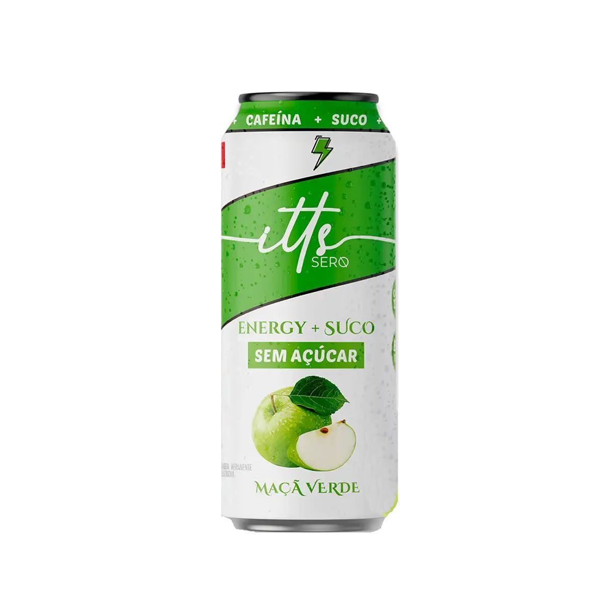 Itts Energy + Creatina Sem A�ucar - Lata 473ml Ma�� Verde - Itts Sero