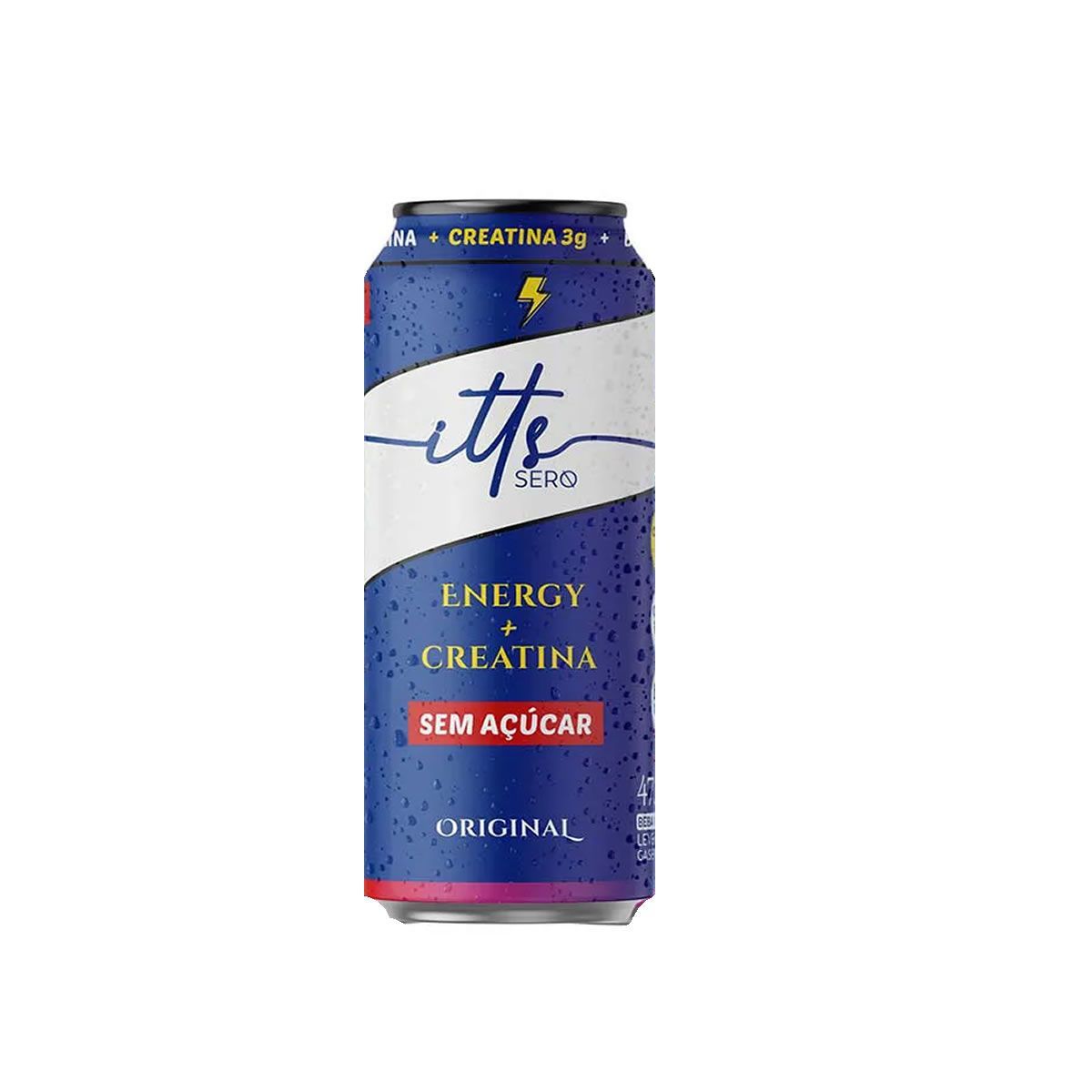 Itts Energy + Creatina Sem A�ucar - Lata 473ml Original - Itts Sero