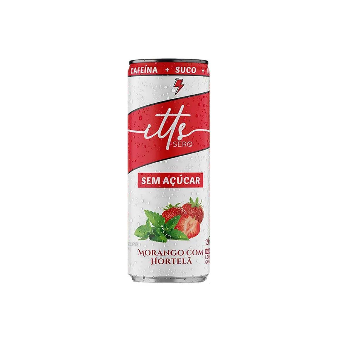 Itts Sem A�ucar - Lata 269ml Morango Com Hortel� - Itts Sero