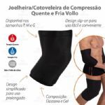 Joelheira/Cotoveleira de Compress�o Quente e Fria - Tamanho M - Vollo Sports