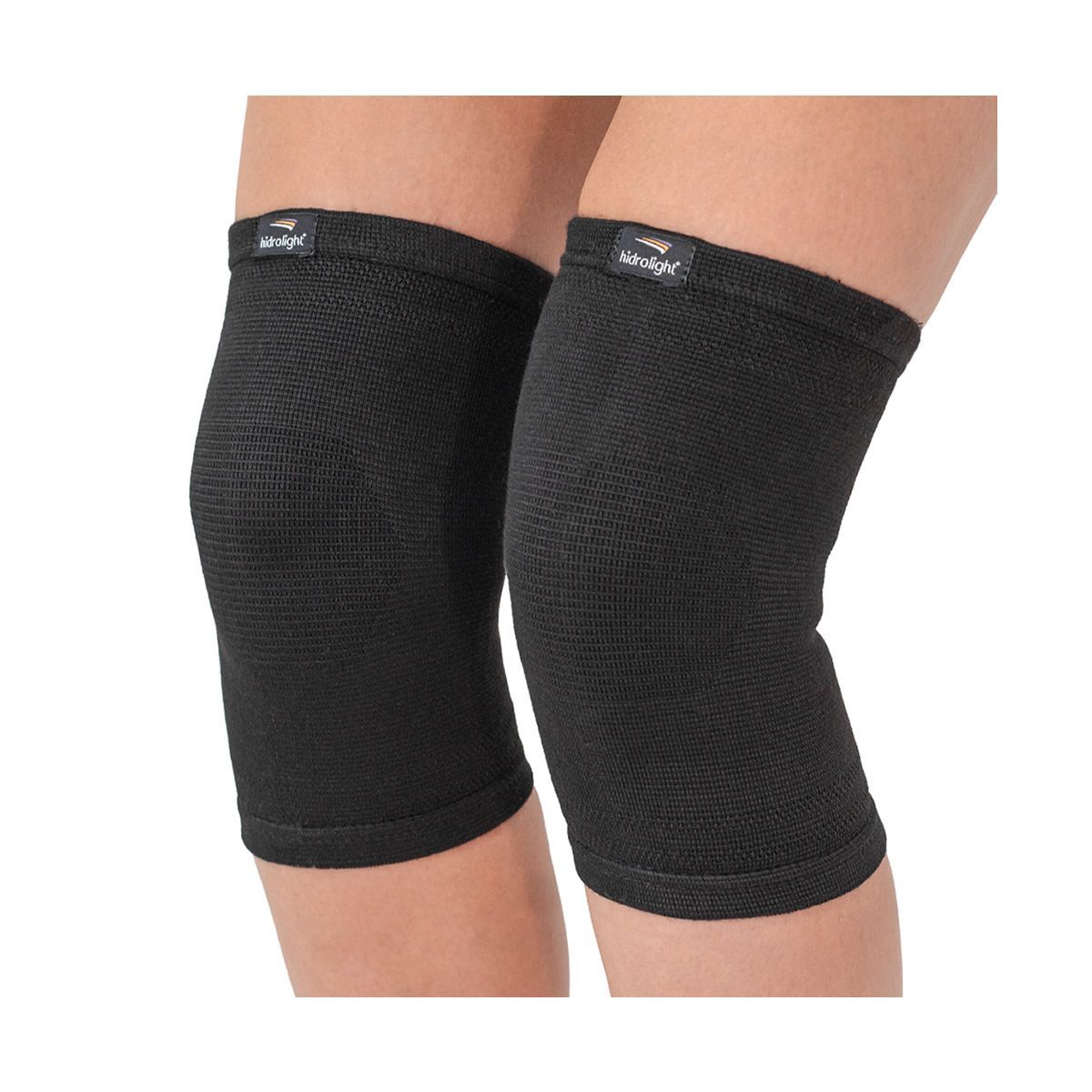 Joelheira El�stica Bamboo - Tamanho P Preto - Hidrolight