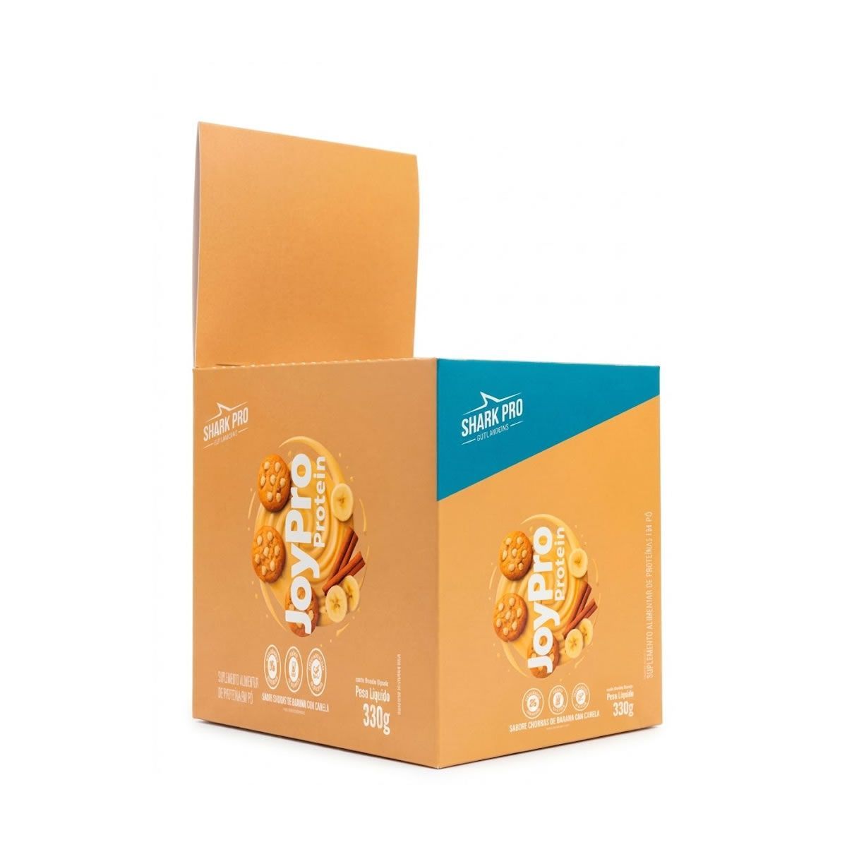 Joypro Protein - 10 Sach�s 33g Cookies de Banana com Canela - Shark Pro