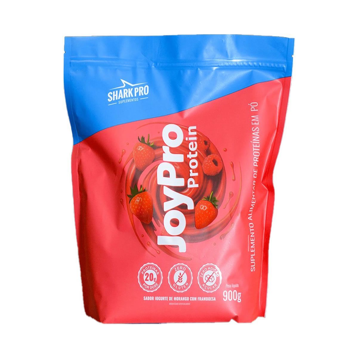 JoyPro Protein - Refil 900g Iogurte de Morango com Framboesa - Shark Pro