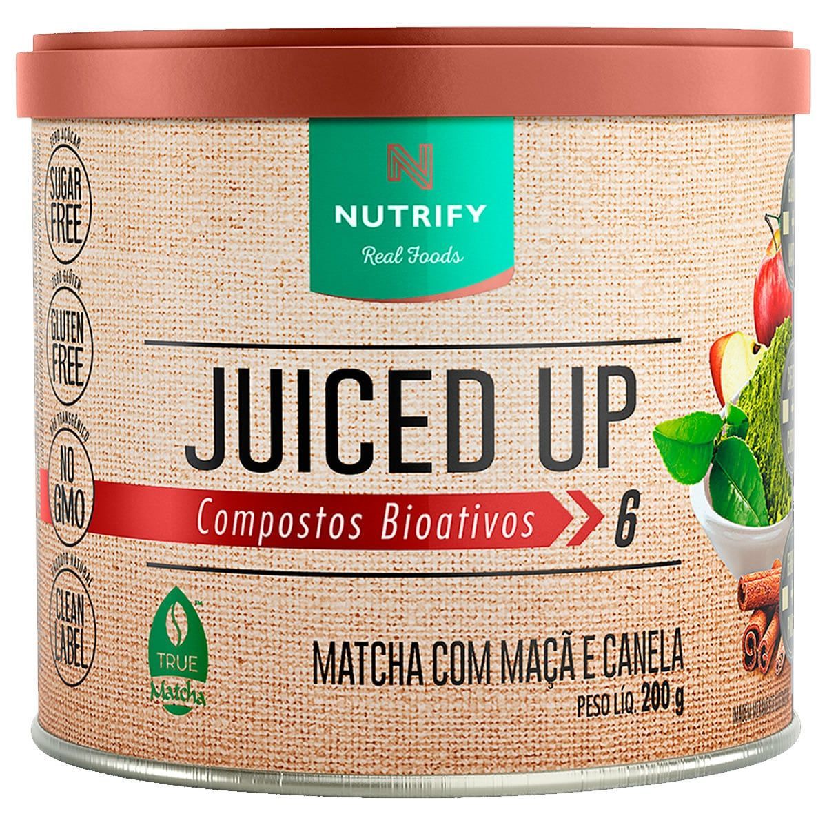 Juiced Up - 200g Matcha com Ma�a e Canela - Nutrify*** Data Venc. 30/4/23