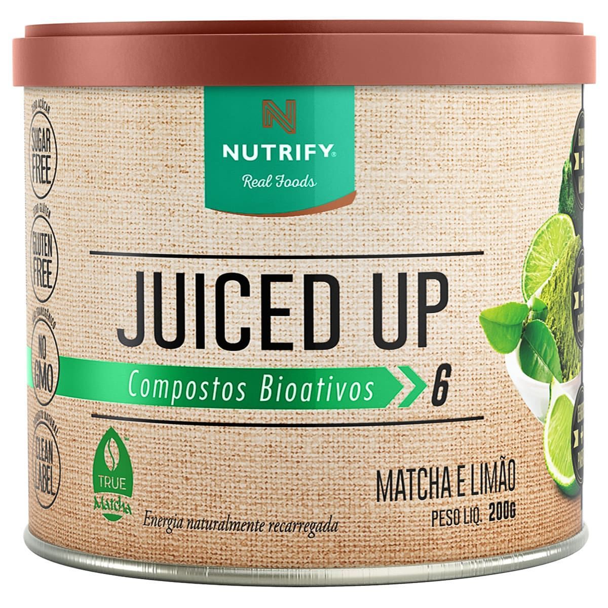 Juiced Up - 200g Matcha e Lim�o - Nutrify*** Data Venc. 30/4/23