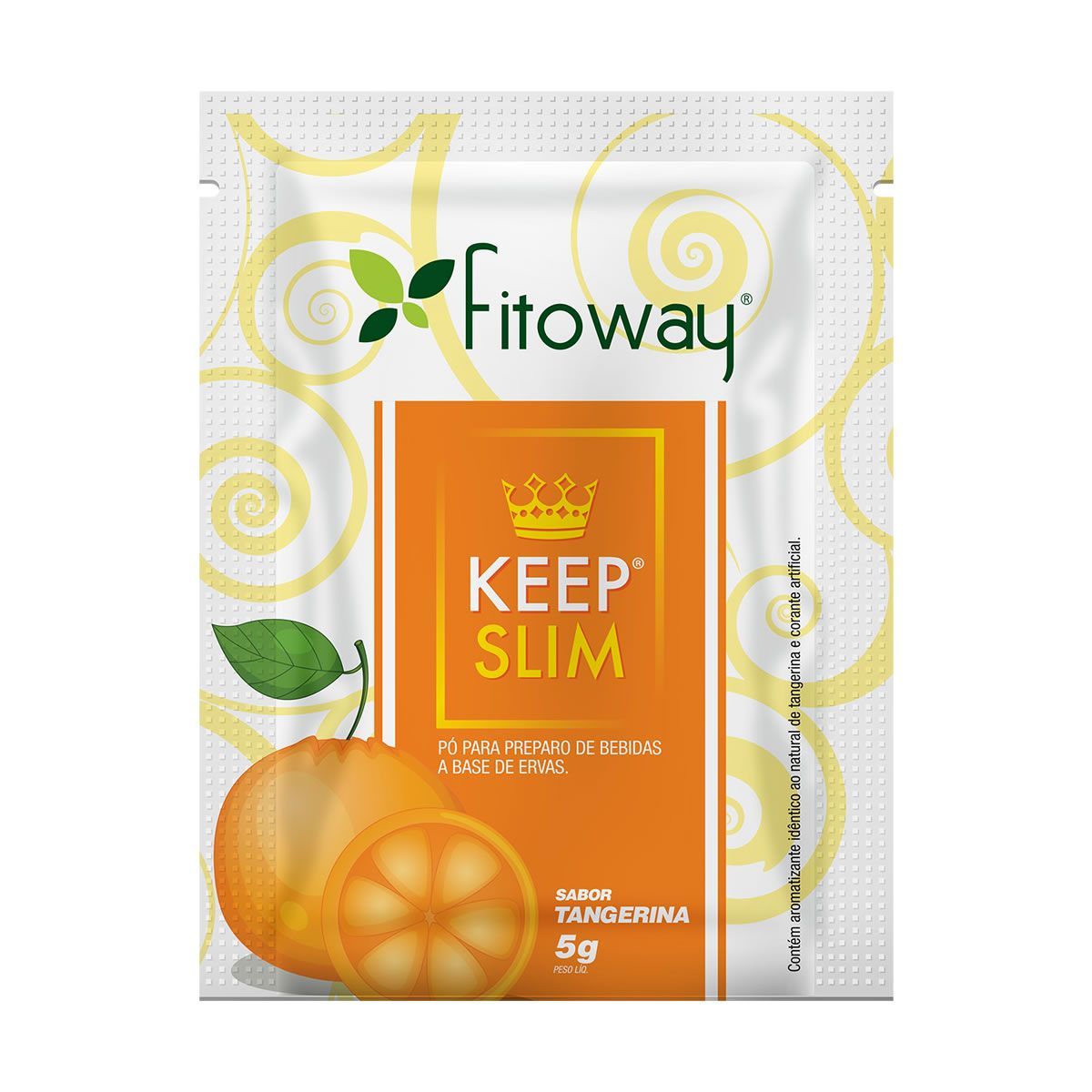 Keep Slim - 1 Sach� 5g Tangerina Amostra - Fitoway
