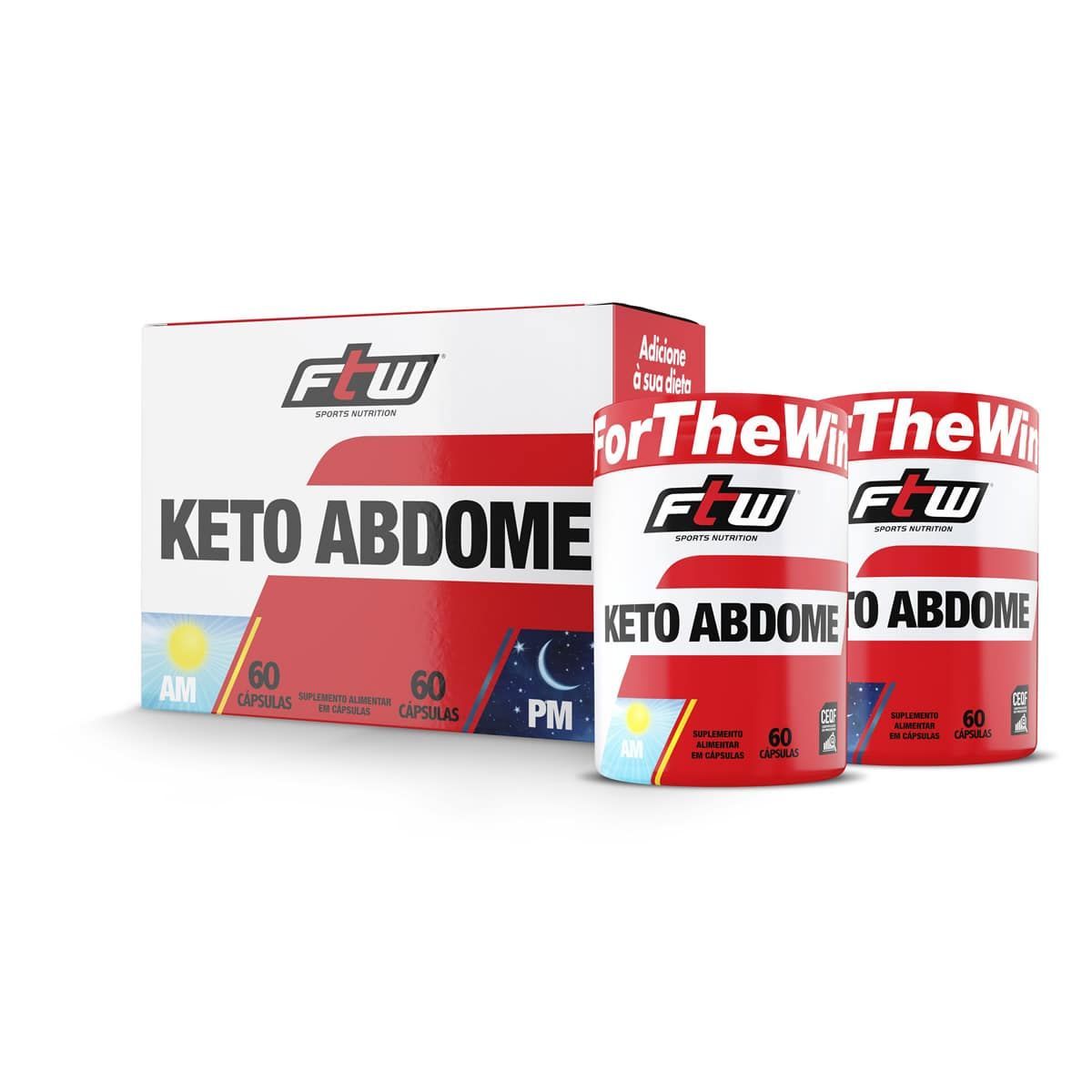 Keto Abdome AM/PM - 120 C�psulas - FTW*** Data Venc. 30/5/23