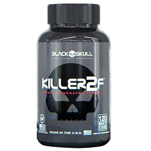 Killer 2F - 120 C�psulas Cafeina - Black Skull