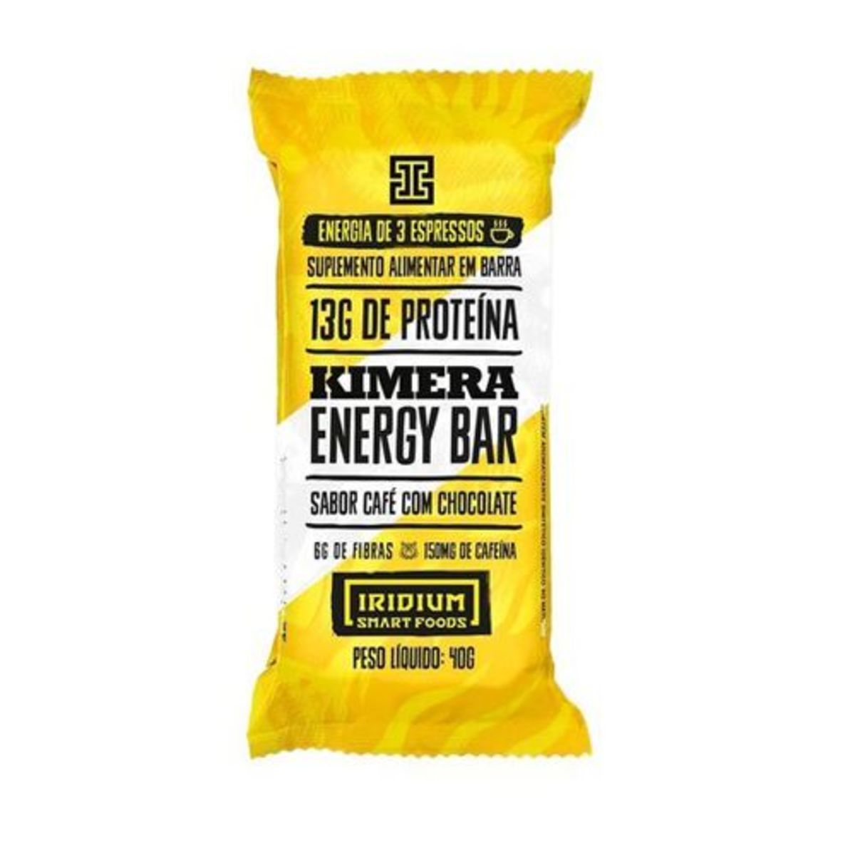 Kimera Energy Bar - 1 Unidades de 40g Caf� com Chocolate - Iridium  Caf� com Chocolate*** Data Venc. 24/06/2020