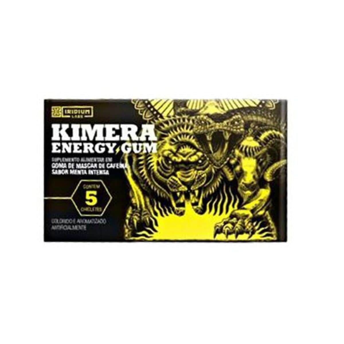 Kimera Energy Gum - 1 Unidade com 5 Gomas Menta Intensa - Iridium*** Data Venc. 30/05/2021