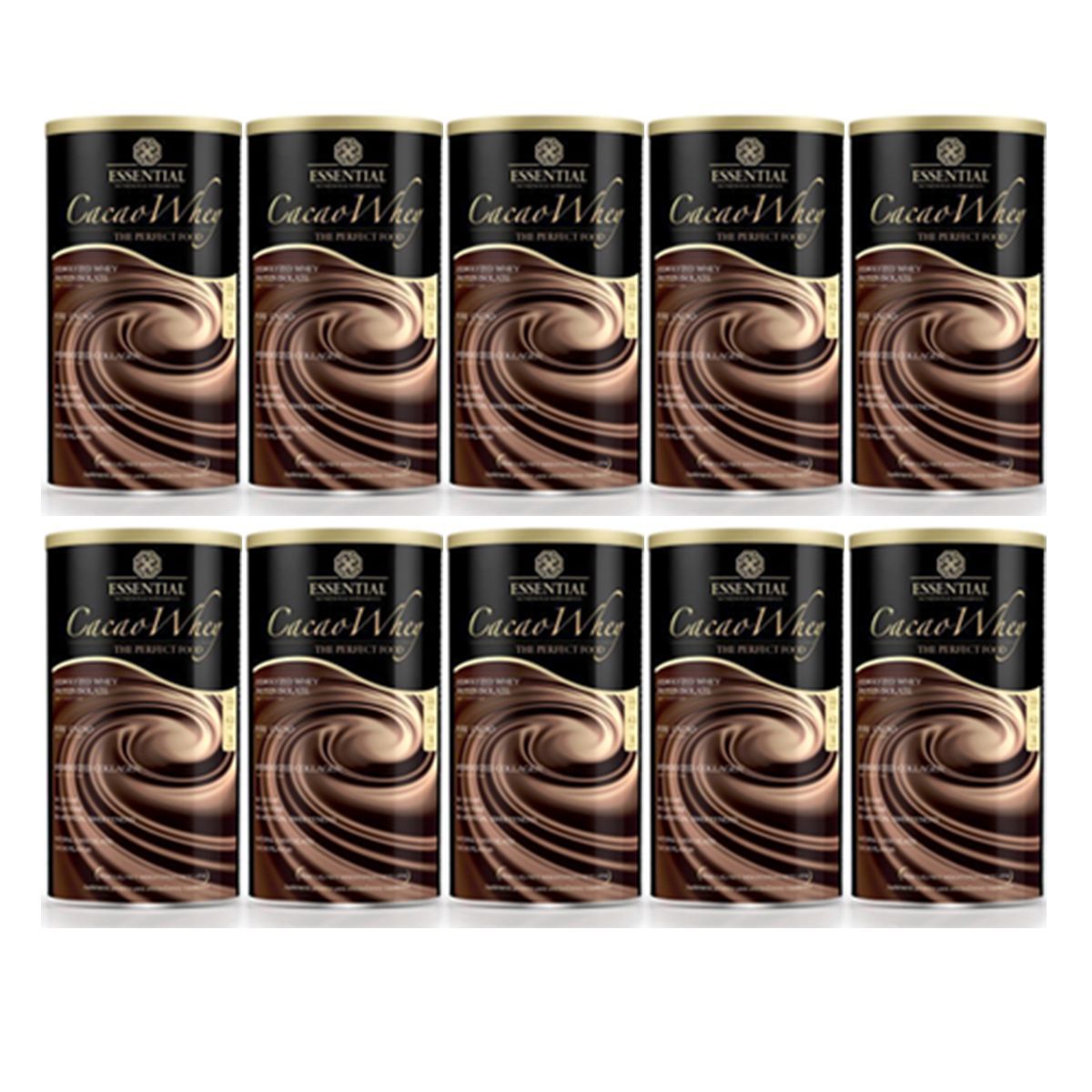 Kit 10 Cacao Whey - 450g - Essential Nutrition