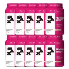 Kit 10 Femini Whey - 900g Baunilha - Max Titanium