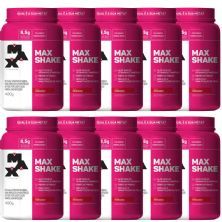 Kit 10 Max Shake -  400g Morango - Max Titanium