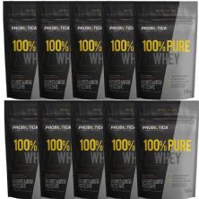 Kit 10X 100% Pure Whey - 1800g Refil Chocolate - Probiotica